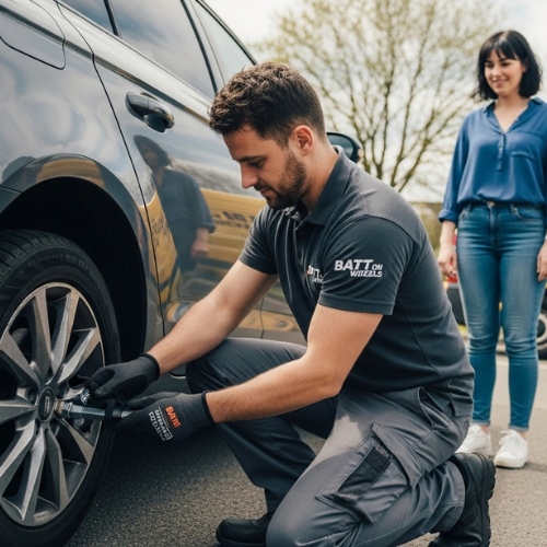 Flat Tire Replacement Service Dubai