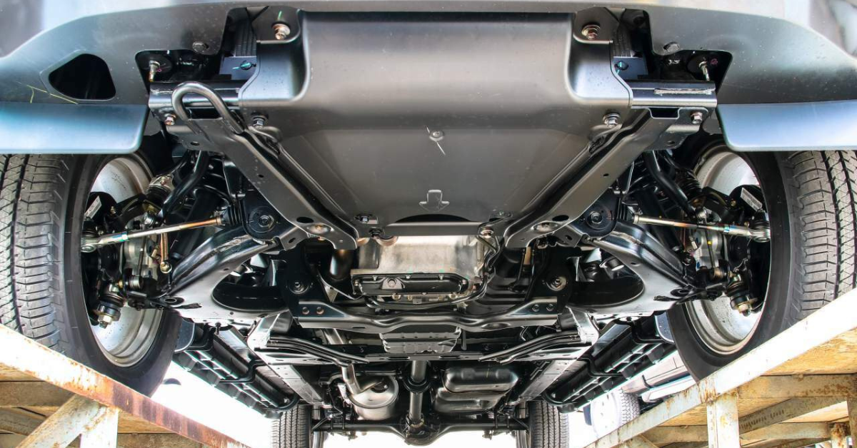 What is a car suspension